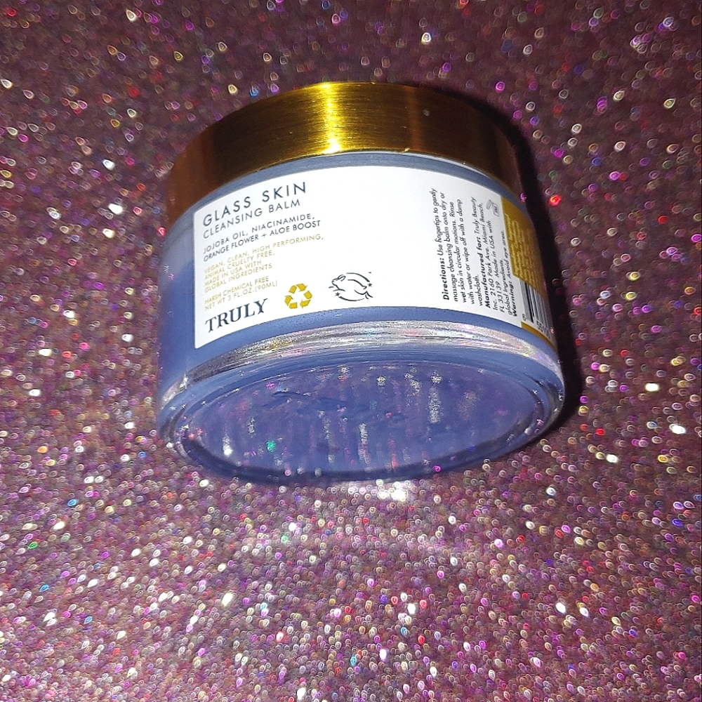 Glass Skin Cleansing Balm Clarifying Facial Cleanser Jojoba Orange TRULY BEAUTY
